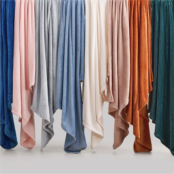 Bedsure Fleece Blankets Queen Size Light Grey - Bed Blanket Soft Lightweight Plush Fuzzy Cozy Luxury Microfiber, 90x90 inches-StrideForce Fitness