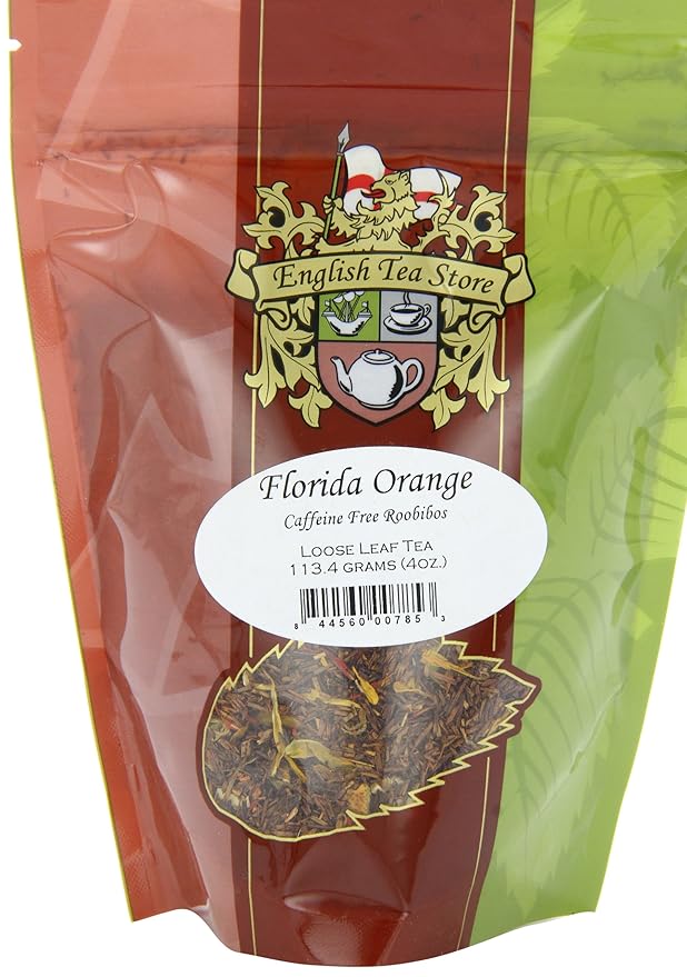 Florida Orange Rooibos Caffeine Free Tea - Loose Leaf - 4oz-StrideForce Fitness