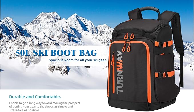Ski/Snowboard Boot Bag/Skating Bag | Excellent for Store and Transport Gear, Jacket, Helmet, Goggles, Gloves & Accessories-StrideForce Fitness