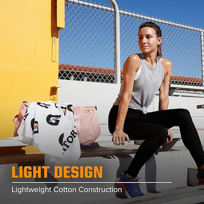 Gatorade Sideline Towel, White, 39 x 21"-StrideForce Fitness