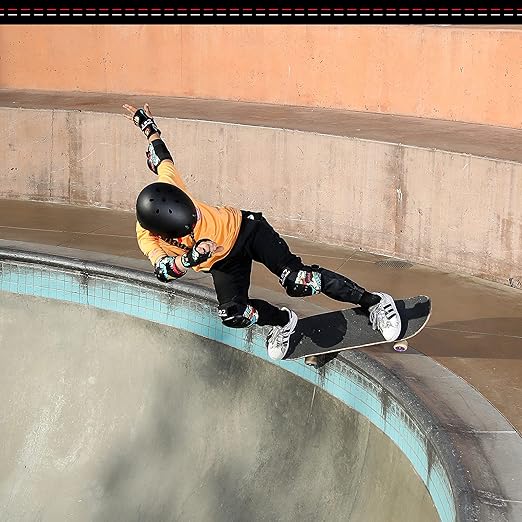 187 KILLER PADS Knee Pads, Elbow Pads Combo Pack, Comic, X-Small/Small-StrideForce Fitness