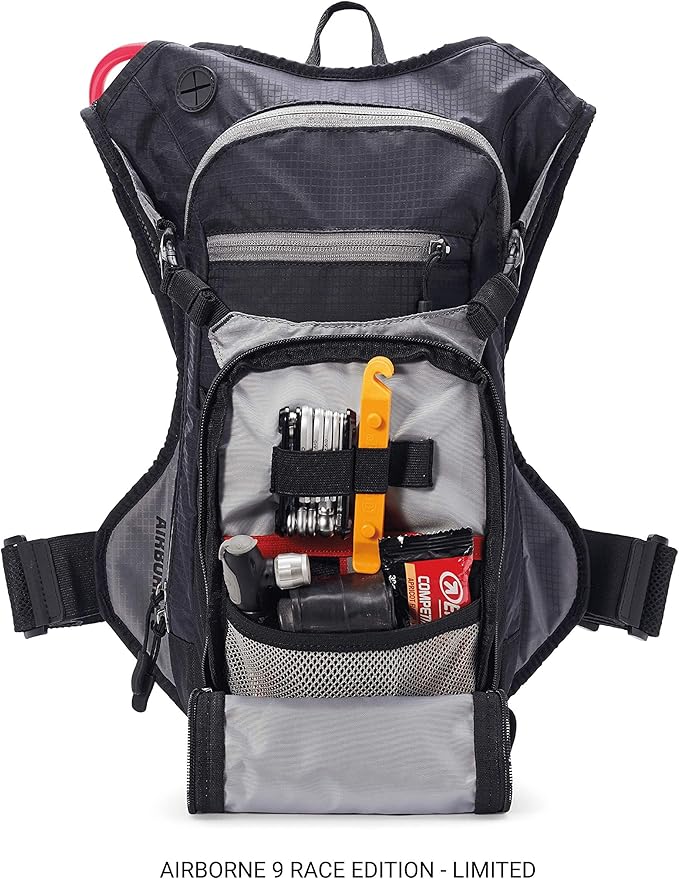 USWE Airborne Limited Race Edition with Water Bladder Included, Hydration Backpack for Men and Women, Ideal for MTB, Cycling, Mountain Biking-StrideForce Fitness