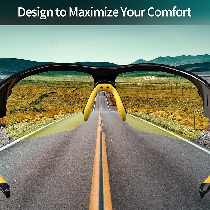 BEACOOL Polarized Sports Sunglasses for Men Women Youth Baseball Fishing Cycling Running Golf Motorcycle Tac Glasses UV400-StrideForce Fitness