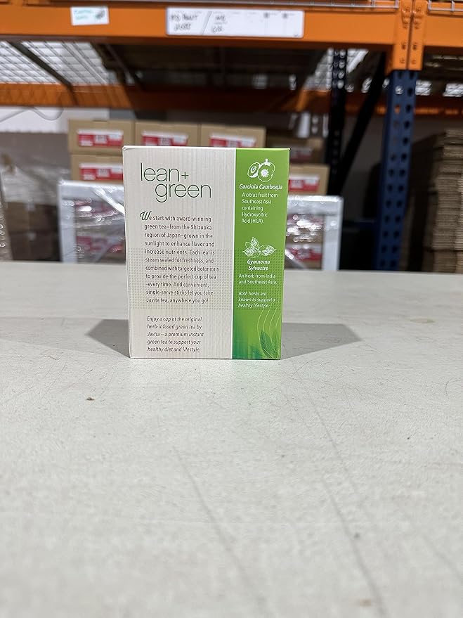 Lean + Green, Premium, 100% Japanese Green Tea, Garcinia Cambogia (as Super Citrimax) & Gymnema Sylvestre, for Weight Management, Appetite Control 24 ct - 3 Boxes, Javita-StrideForce Fitness