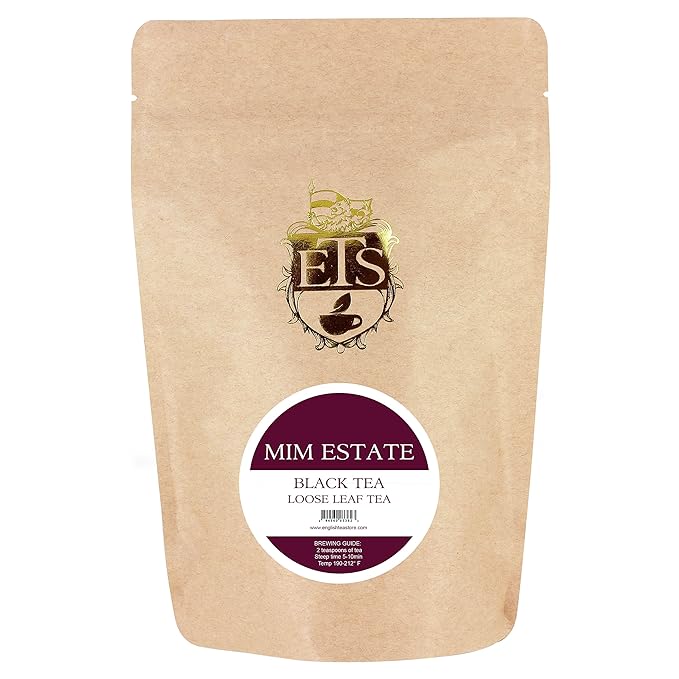 Mim Estate Tea | 2nd Flush Darjeeling Loose Leaf Tea | Authentic Muscatel Flavor with Currant Notes | Estate-Grown at 6800 ft Himalayas | Resealable 4oz Pouch | Premium Indian-StrideForce Fitness