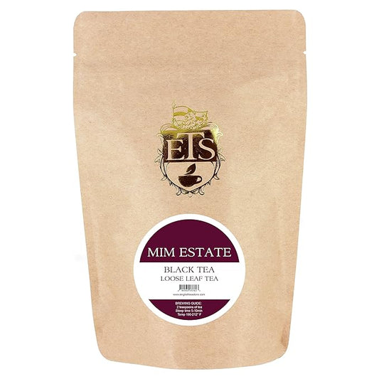 Mim Estate Tea | 2nd Flush Darjeeling Loose Leaf Tea | Authentic Muscatel Flavor with Currant Notes | Estate-Grown at 6800 ft Himalayas | Resealable 4oz Pouch | Premium Indian-StrideForce Fitness