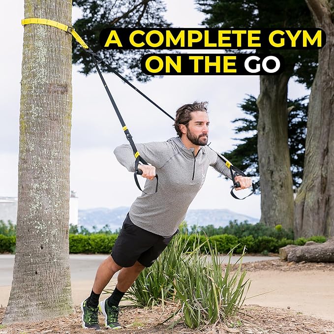 TRX GO Suspension Trainer, At Home, Portable Gym Workout, For Strength Training, Full Body Exercise Equipment-StrideForce Fitness