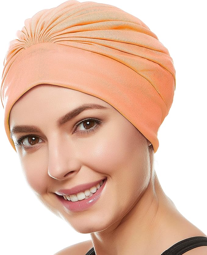 BEEMO Swim Caps for Women Swimming Turban Polyester Latex Lined Pleated for Ladies-StrideForce Fitness