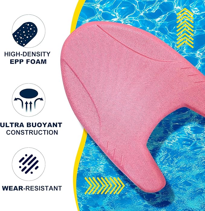 EPP Swimming Kickboard, Training Board, with Ultra-Lightweight and Great Buoyancy for Swimming Lessons, Lap Swimming, Water Aerobics-StrideForce Fitness