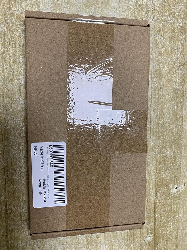 sprookber 3" Aluminum Carabiner D Ring, Caribeener Clips, Spring Snap Hook for Keychain Clip, Set of 10-StrideForce Fitness