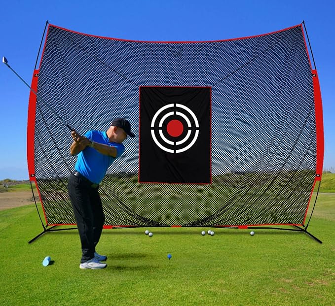 Golf Practice Hitting Nets for Backyard Driving Indoor Use Heavy Duty Practice Golf Driving Pitching Nets for Backyard-StrideForce Fitness