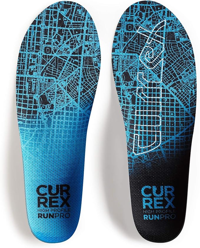 CURREX RunPro Insoles for Running Shoes – Arch Support Inserts to Help Reduce Fatigue, Prevent Injuries & Boost Performance – for Men & Women – High Arch, XL-StrideForce Fitness