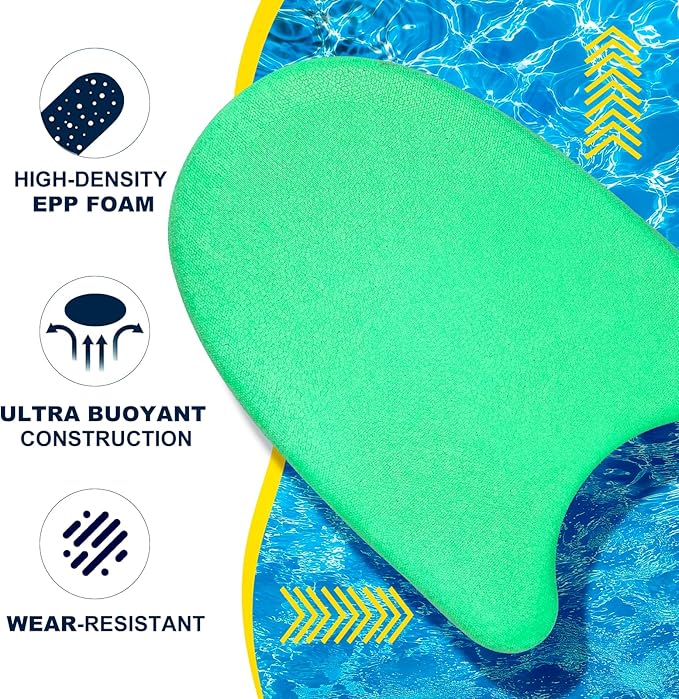 Swim Kickboard - EPP Material with Ultra-Lightweight and Great Buoyancy,Durability, Ideal for Beginners and Advanced Swimmers-StrideForce Fitness