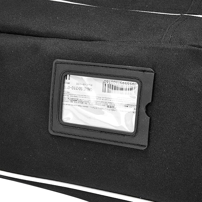 Ski Bag,Single Ski Bags for Air Travel,Ski Bag with Separate Pole Slot,Ski Travel Bag for Snow Gear, Poles and Accessories-StrideForce Fitness