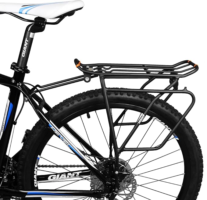 Ibera PakRak Touring Bicycle Seatpost/Disc/Non/Disc Rack and Quick Release Bag-StrideForce Fitness