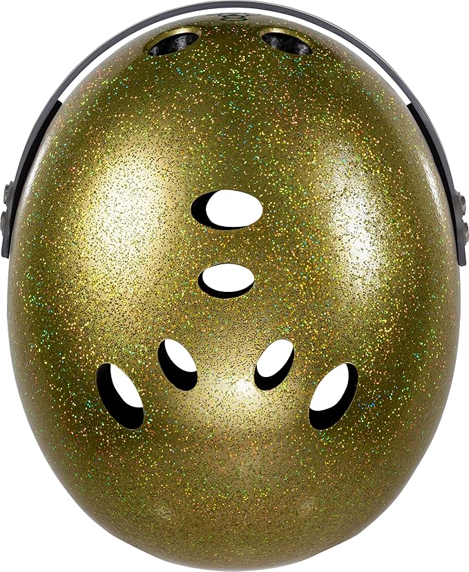 Triple Eight The Certified Sweatsaver Helmet with Visor for Roller Derby, Skateboarding and BMX-StrideForce Fitness