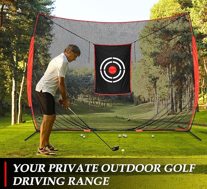 Golf Practice Hitting Nets for Backyard Driving Indoor Use Heavy Duty Practice Golf Driving Pitching Nets for Backyard-StrideForce Fitness