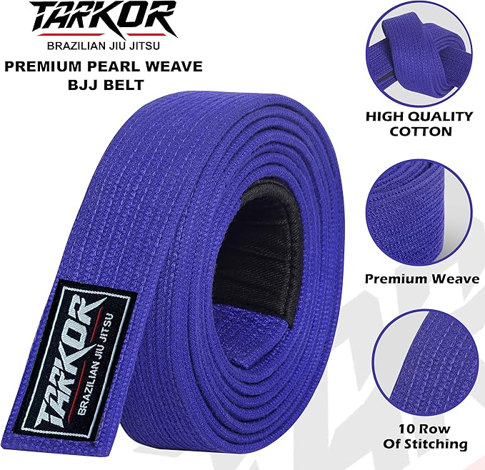 Pearl Weave Series BJJ Belt for Men & Women | Brazilian Jiu Jitsu Belt with Pearl Colors-StrideForce Fitness
