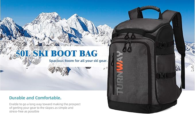 Ski/Snowboard Boot Bag/Skating Bag | Excellent for Store and Transport Gear, Jacket, Helmet, Goggles, Gloves & Accessories-StrideForce Fitness