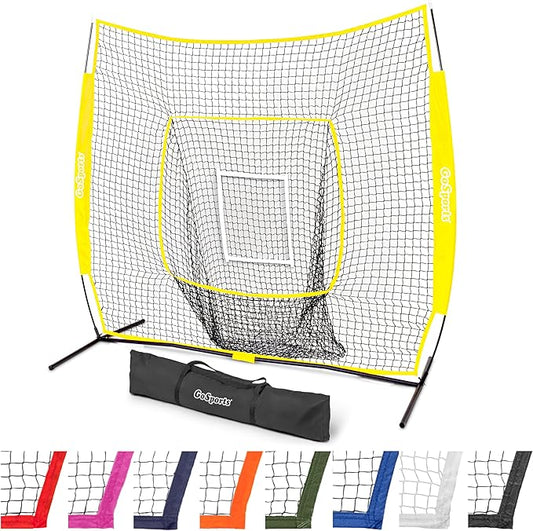 GoSportsGoSports Team Tone 7' x 7' Baseball & Softball Practice Hitting & Pitching Nets in Team Colors-StrideForce Fitness