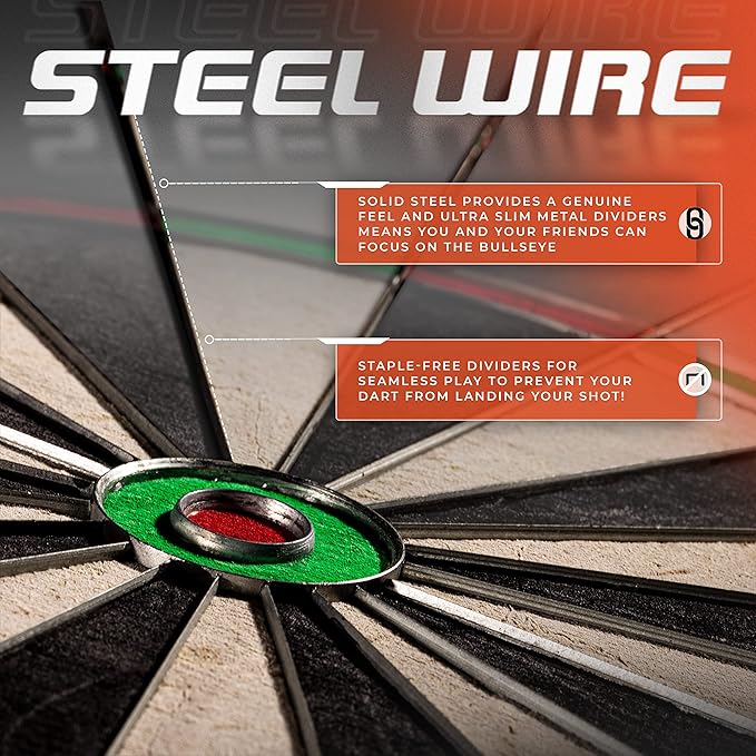 Franklin Sports Professional Dartboard - 18" Regulation Size-StrideForce Fitness