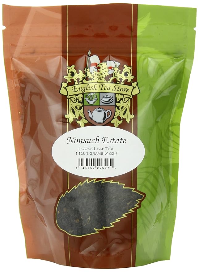 Nonsuch Estate Loose Leaf Black Tea Pouches - 4oz | Nilgiri Tea from South India | Fruity Floral Breakfast Tea | Grown at 5000 ft Elevation | Ethical Tea Partnership Sourced | Bold Morning Flavor-StrideForce Fitness