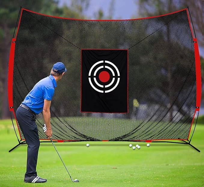Golf Practice Hitting Nets for Backyard Driving Indoor Use Heavy Duty Practice Golf Driving Pitching Nets for Backyard-StrideForce Fitness
