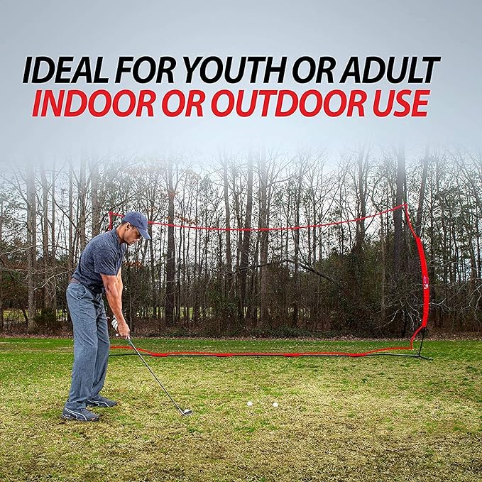 20x10ft Sports Net | 200 SQ feet of Protection | Multi Sport Netting Barrier, Sports Net, Baseball Netting Backstop | Perfect for Golf, Baseball, Basketball, Soccer, Lacrosse, Hockey-StrideForce Fitness