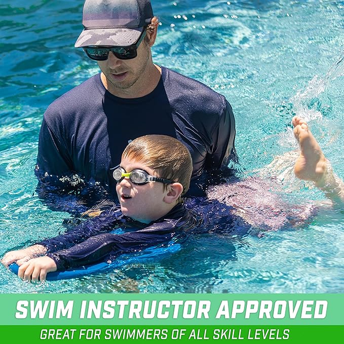 GoSports Swim Kickboard for Swimming Training - Choose Adult Size or Kids Size - X5 Pool Exercise Kickboard-StrideForce Fitness