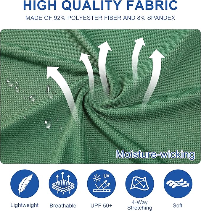 Mens Golf Shirt Short Sleeve Moisture Wicking Dry Fit Performance Solid Casual Pique Collared Golf Polo Shirts for Men-StrideForce Fitness