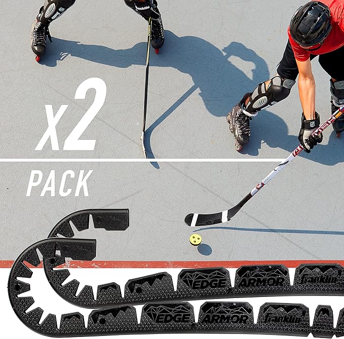 Franklin Sports Blade Protector - Hockey Stick Protection for Off Ice Practice and Training - Fits Most Stick Sizes - Edge Armor,Black-StrideForce Fitness