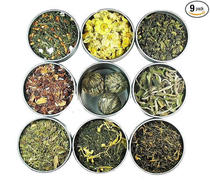 Greenhilltea loose tea samples (Classic 9 Tea Sampler)-StrideForce Fitness