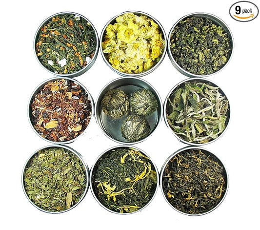 Greenhilltea loose tea samples (Classic 9 Tea Sampler)-StrideForce Fitness