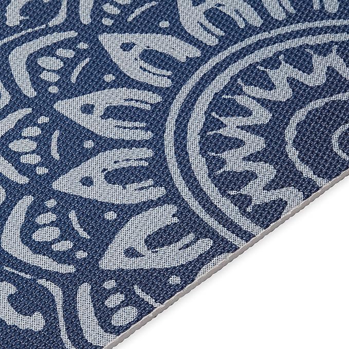 Gaiam Yoga Mat - Premium 6mm Print Extra Thick Non Slip Exercise & Fitness Mat for All Types of Yoga, Pilates & Floor Workouts (68"L x 24"W x 6mm Thick)-StrideForce Fitness